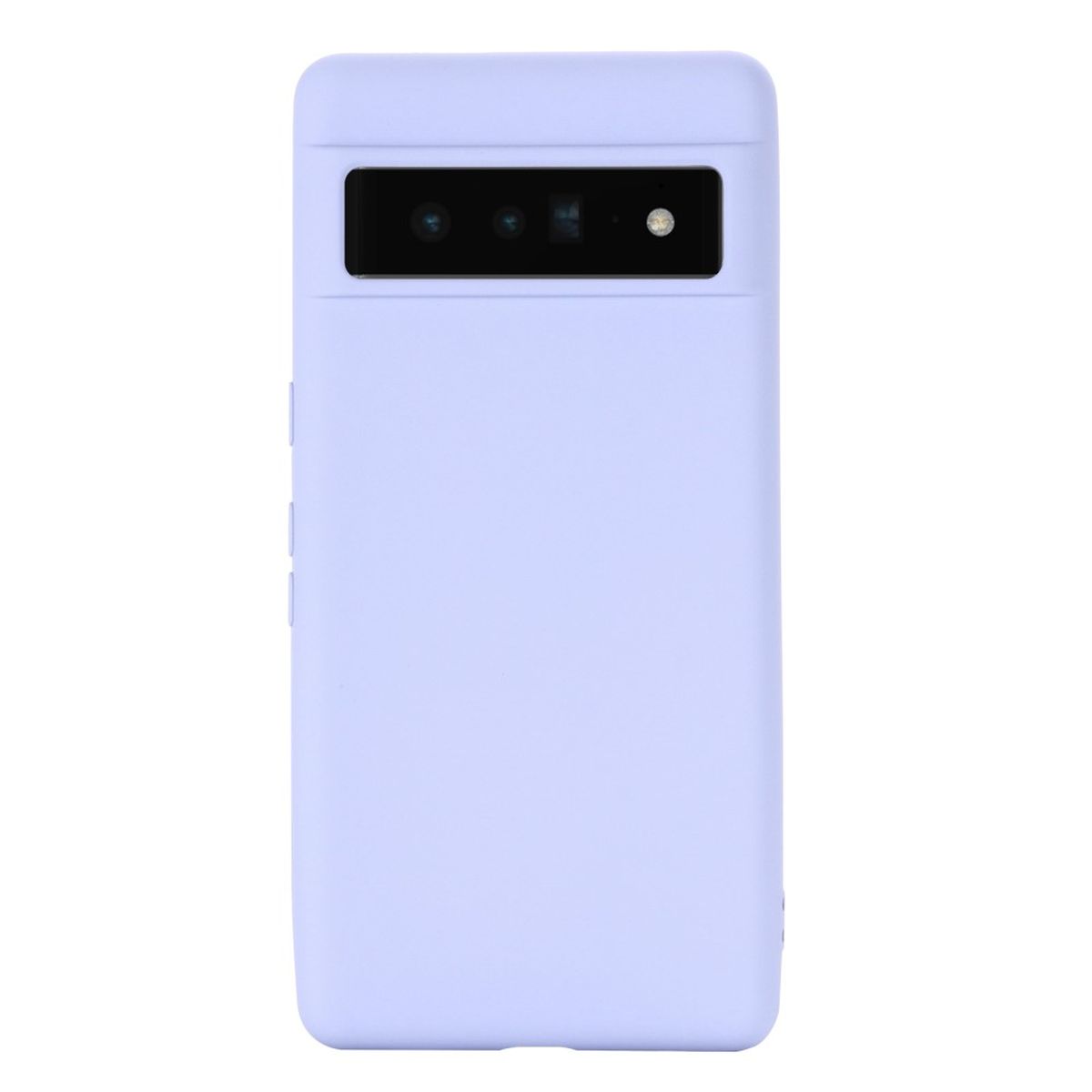 Hülle für Google Pixel 7 Handyhülle Silikon Case Cover Bumper Matt Flieder