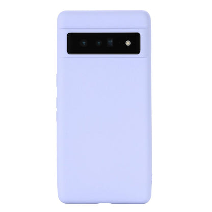 Hülle für Google Pixel 7 Handyhülle Silikon Case Cover Bumper Matt Flieder