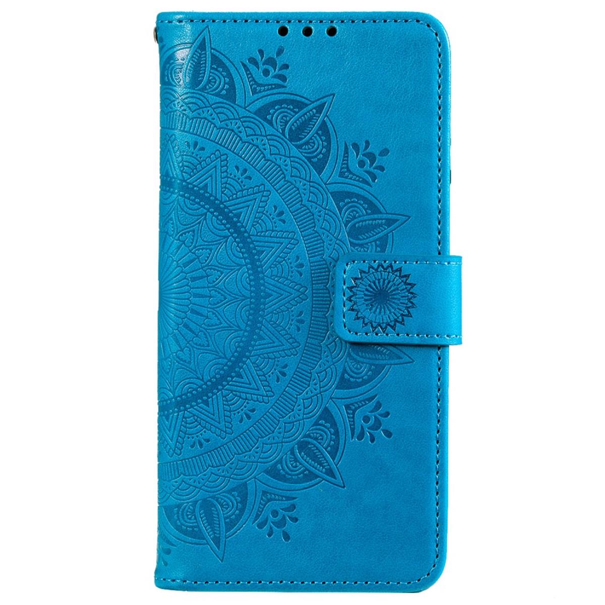 Hülle für Xiaomi 12 Pro Handyhülle Flip Case Cover Tasche Etui Mandala Blau