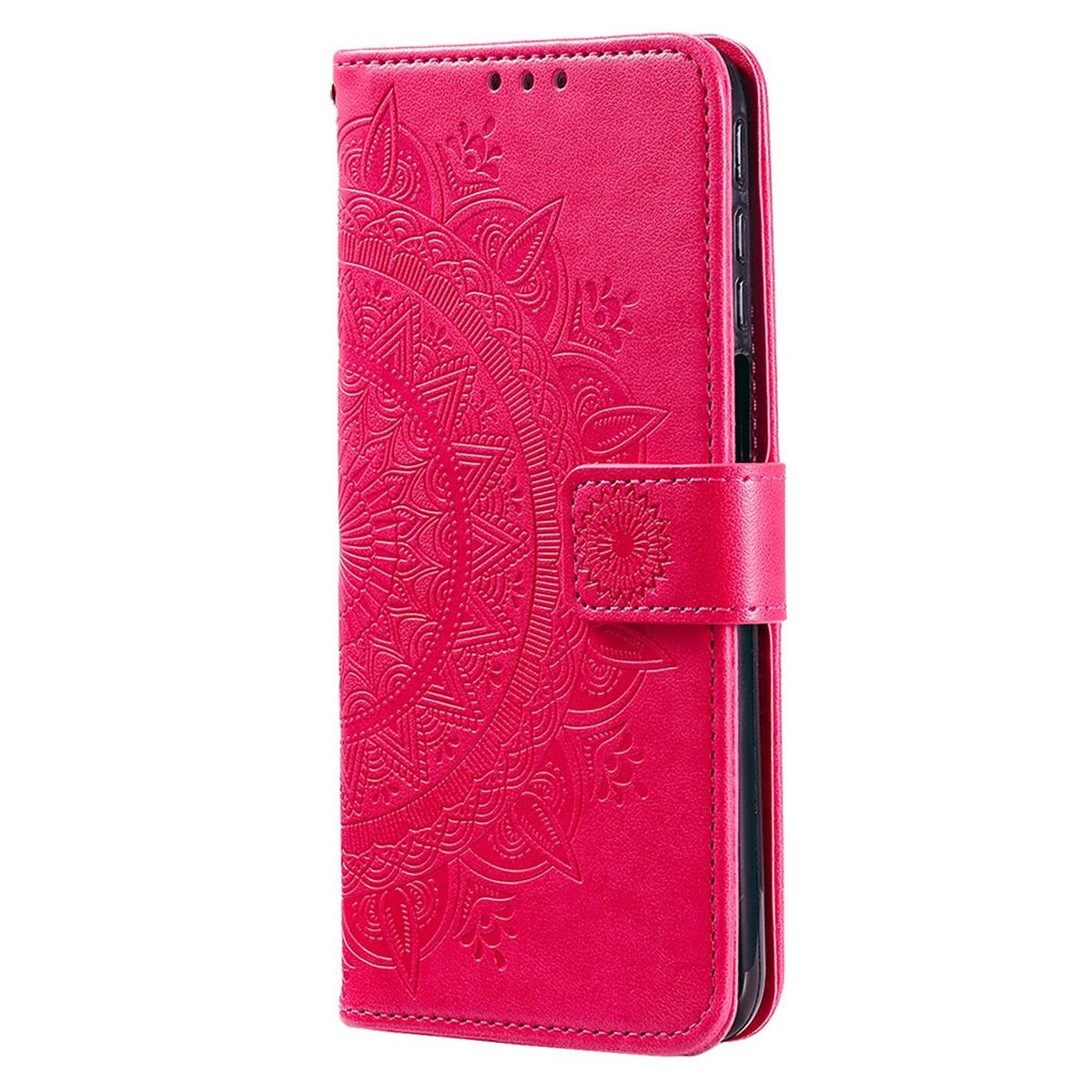 Hülle für Xiaomi Redmi Note 11/11S 4G/Poco M4 Pro Handy Flip Cover Mandala Pink