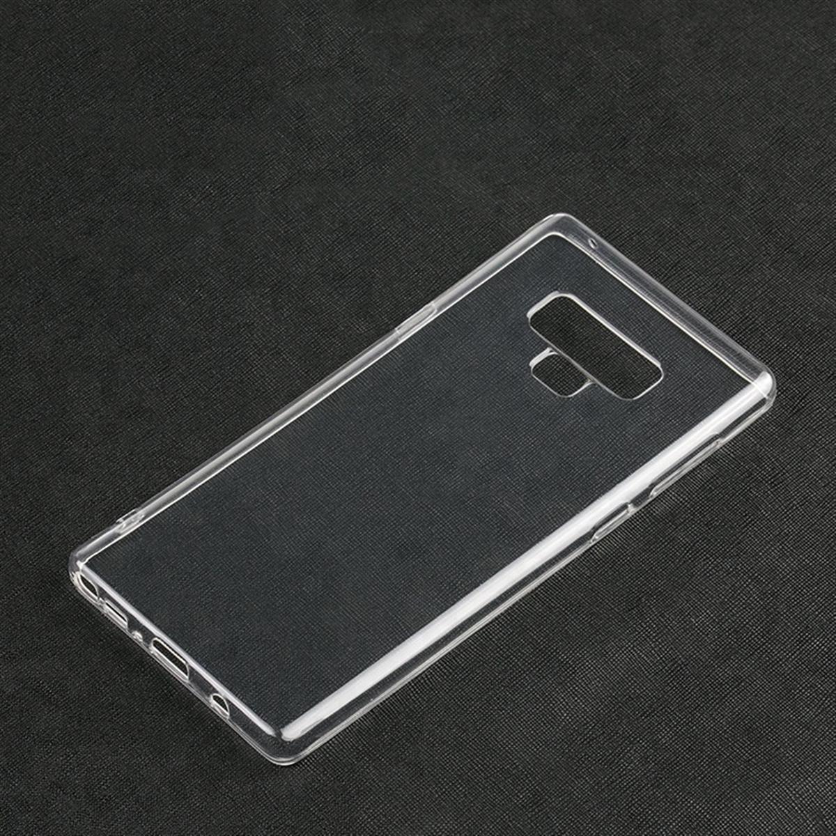 Hülle für Samsung Galaxy Note 9 Handyhülle Silikon Case Cover Bumper transparent