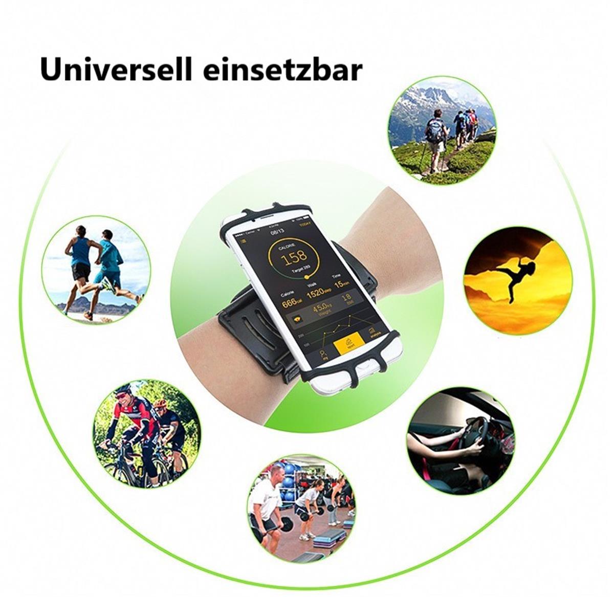 Sportarmband Fitness Armband Laufhülle 4,0 - 7,0 Zoll Universal Blau