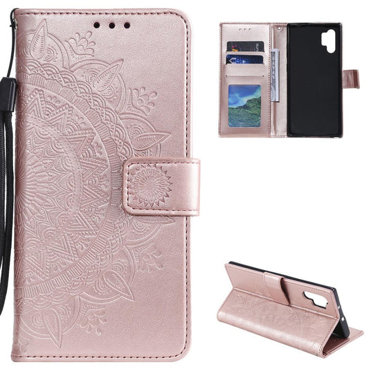 Hülle für Samsung Galaxy A32 4G Handy Tasche Flip Case Cover Mandala Rosegold