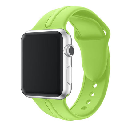 Sportarmband für Apple Watch 49/45/44/42mm Silikon Series Ultra/8/7/6/SE/5 Grün