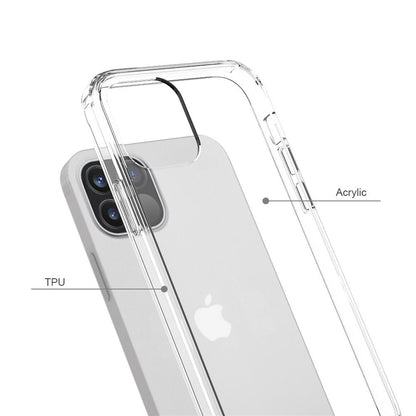 Hülle für Apple iPhone 12 / iPhone 12 Pro Handyhülle Hybrid Case Bumper Klar