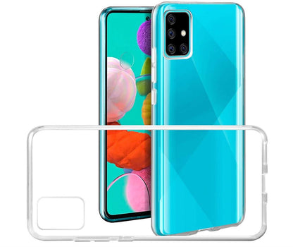 Hülle für Samsung Galaxy A71 Handyhülle Silikon Cover Schutzhülle Soft Case klar