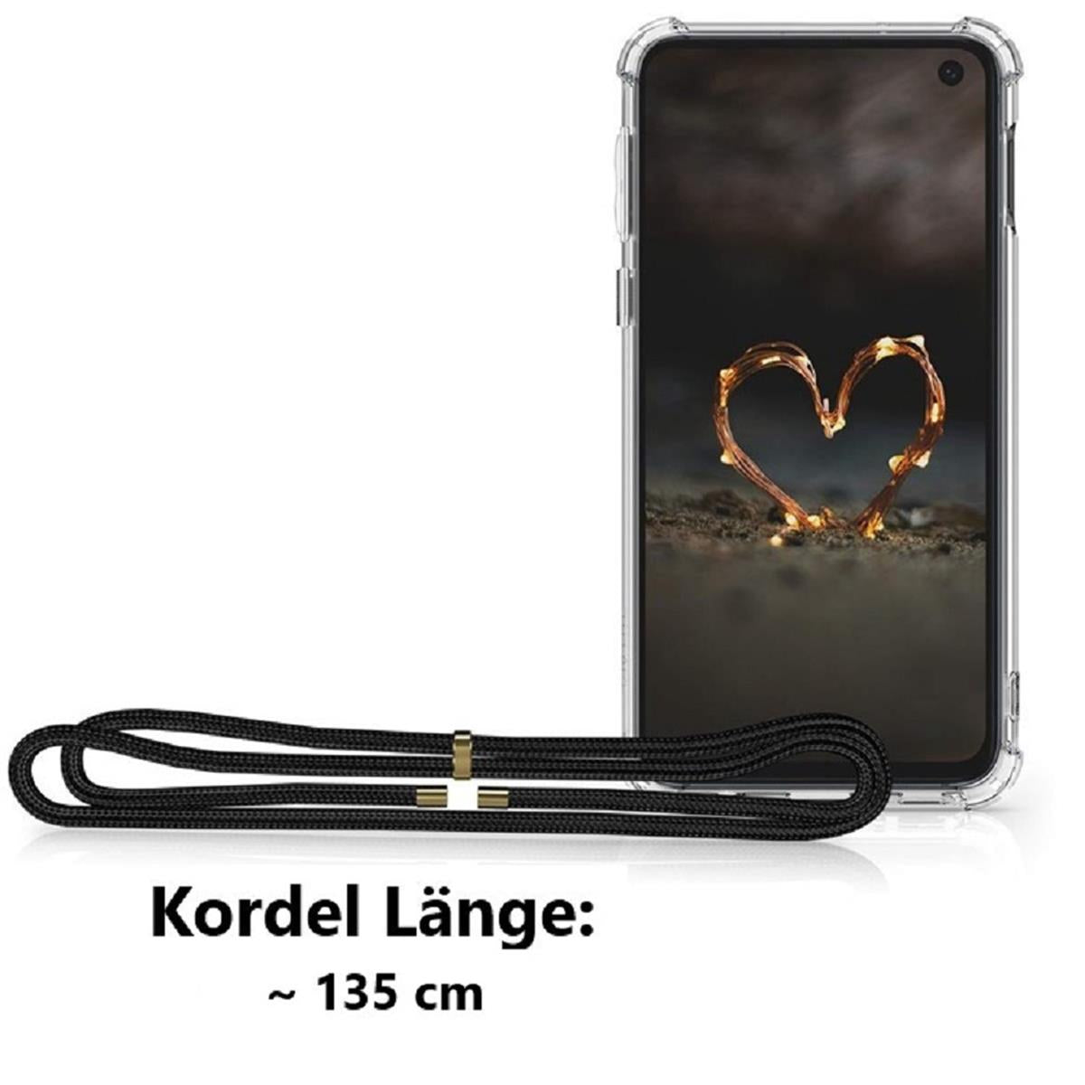 Hülle für Samsung Galaxy A52/A52 5G/A52s 5G Band Handykette Kordel Case klar