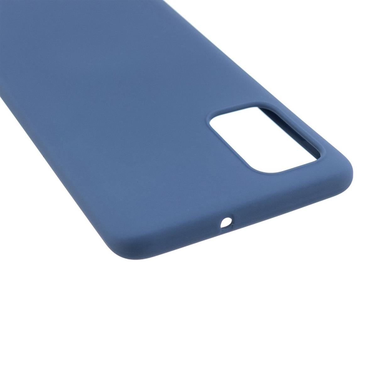 Hülle für Samsung Galaxy A32 4G Handyhülle Silikon Case Cover Bumper Matt Blau