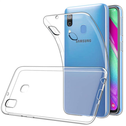 Hülle für Samsung Galaxy A40 Handyhülle Silikon Case Schutzhülle Cover klar