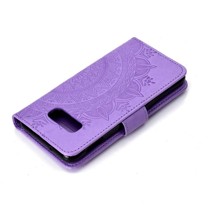 Hülle für Samsung Galaxy S10e Handyhülle Flip Case Schutzhülle Mandala Lila