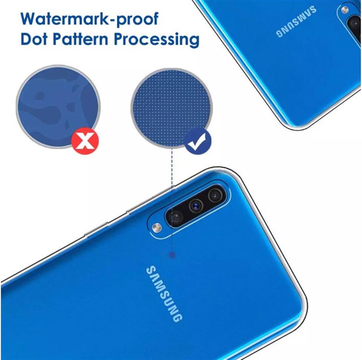 Hülle für Samsung Galaxy A50/A30s Handyhülle Cover Silikonhülle Case transparent