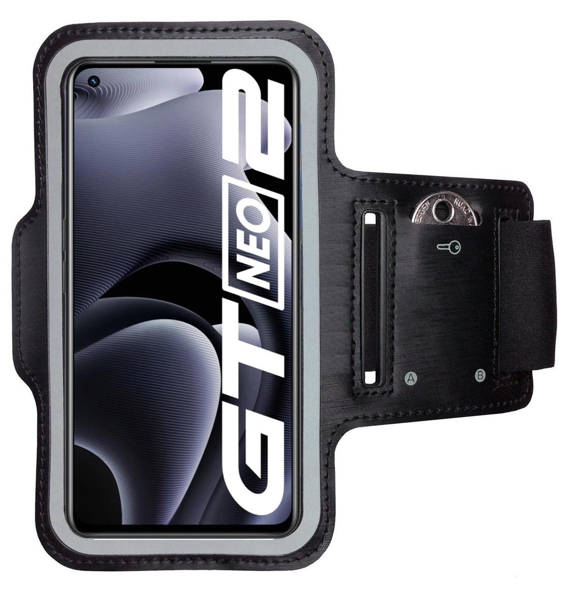 Sportarmband für Realme GT Neo 2 Handy Fitness Hülle Armband Laufhülle