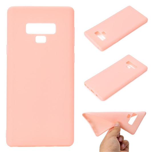 Hülle für Samsung Galaxy Note 9 Handy Case Silikon Cover Schutzhülle Matt Rosa