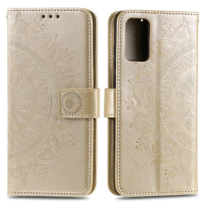 Hülle für Samsung Galaxy S20 Plus Handyhülle Flip Case Schutzhülle Mandala Gold