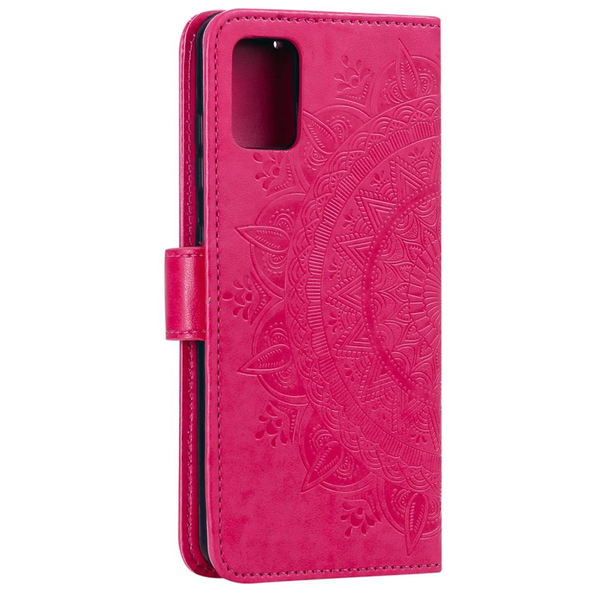 Hülle für Samsung Galaxy A51 Handyhülle Flip Case Schutzhülle Cover Mandala Pink