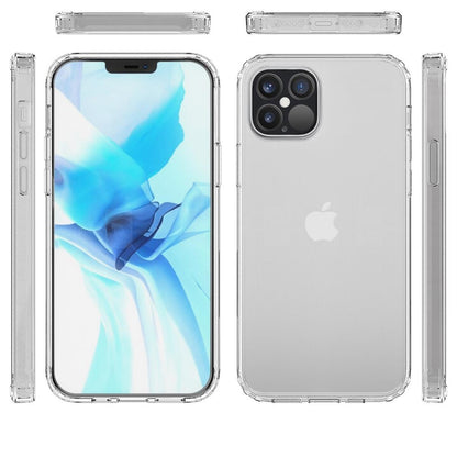 Hülle für Apple iPhone 12 / iPhone 12 Pro Handyhülle Hybrid Case Bumper Klar