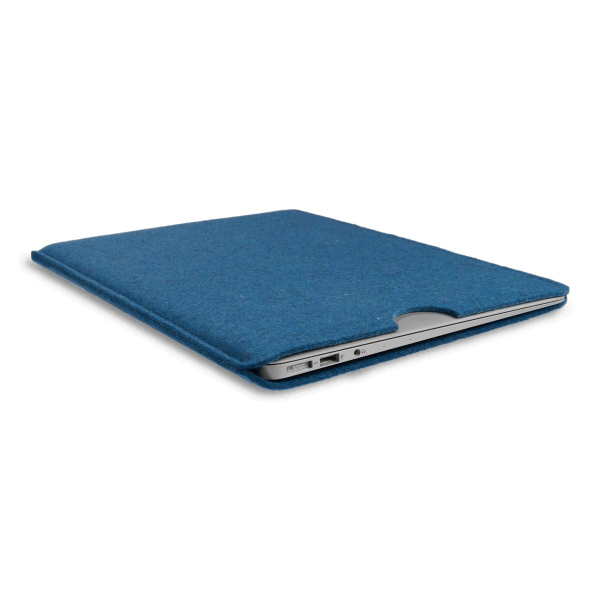 Hülle für Apple MacBook Pro 13" (M1,M2)/Air 13" (M1) Handmade Filz Cover Blau