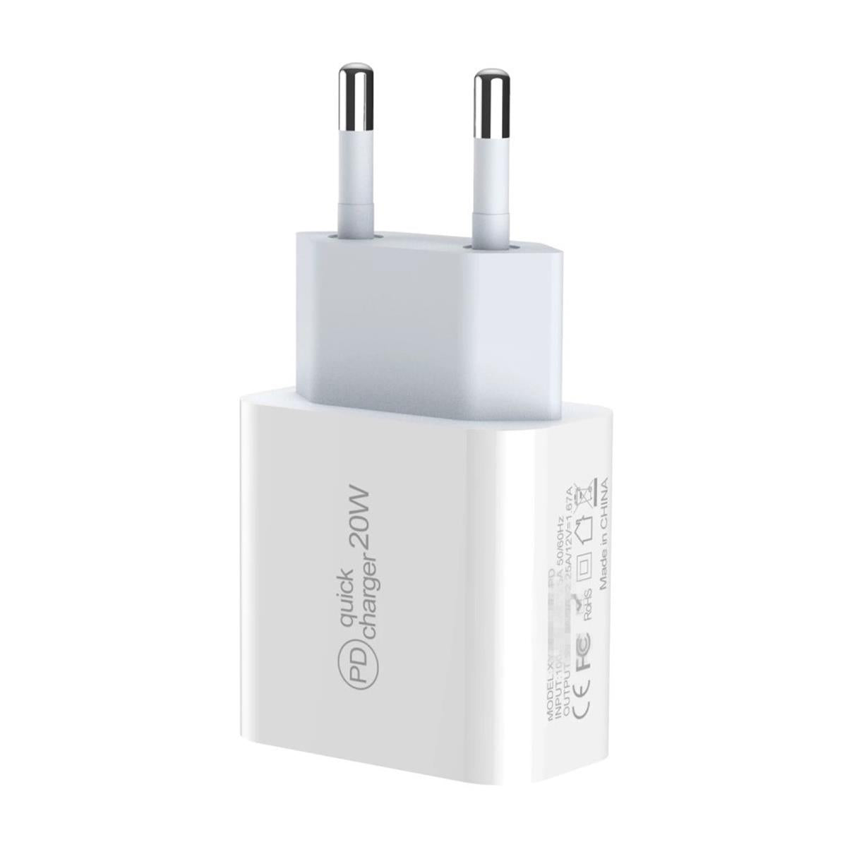 Netzteil Schnell Ladegerät USB PD Quick Charger Netzstecker Universal USB-C 20W