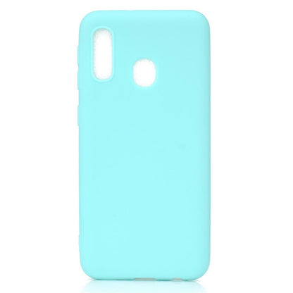 Hülle für Samsung Galaxy A20e Handyhülle Silikon Cover Schutzhülle Soft Case matt Grün