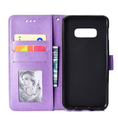 Hülle für Samsung Galaxy S10e Handyhülle Flip Case Schutzhülle Mandala Lila