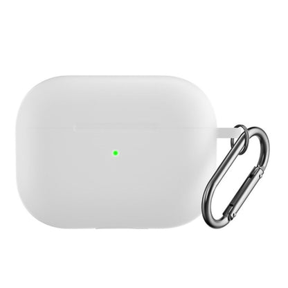 Hülle für Apple AirPods Pro 2 Silikon Case Cover Etui Bumper Schutzhülle Weiß