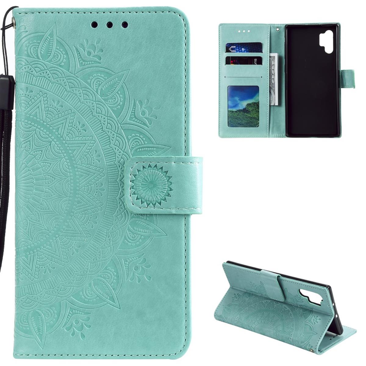 Hülle für Samsung Galaxy A32 4G Handy Tasche Flip Case Cover Etui Mandala Grün