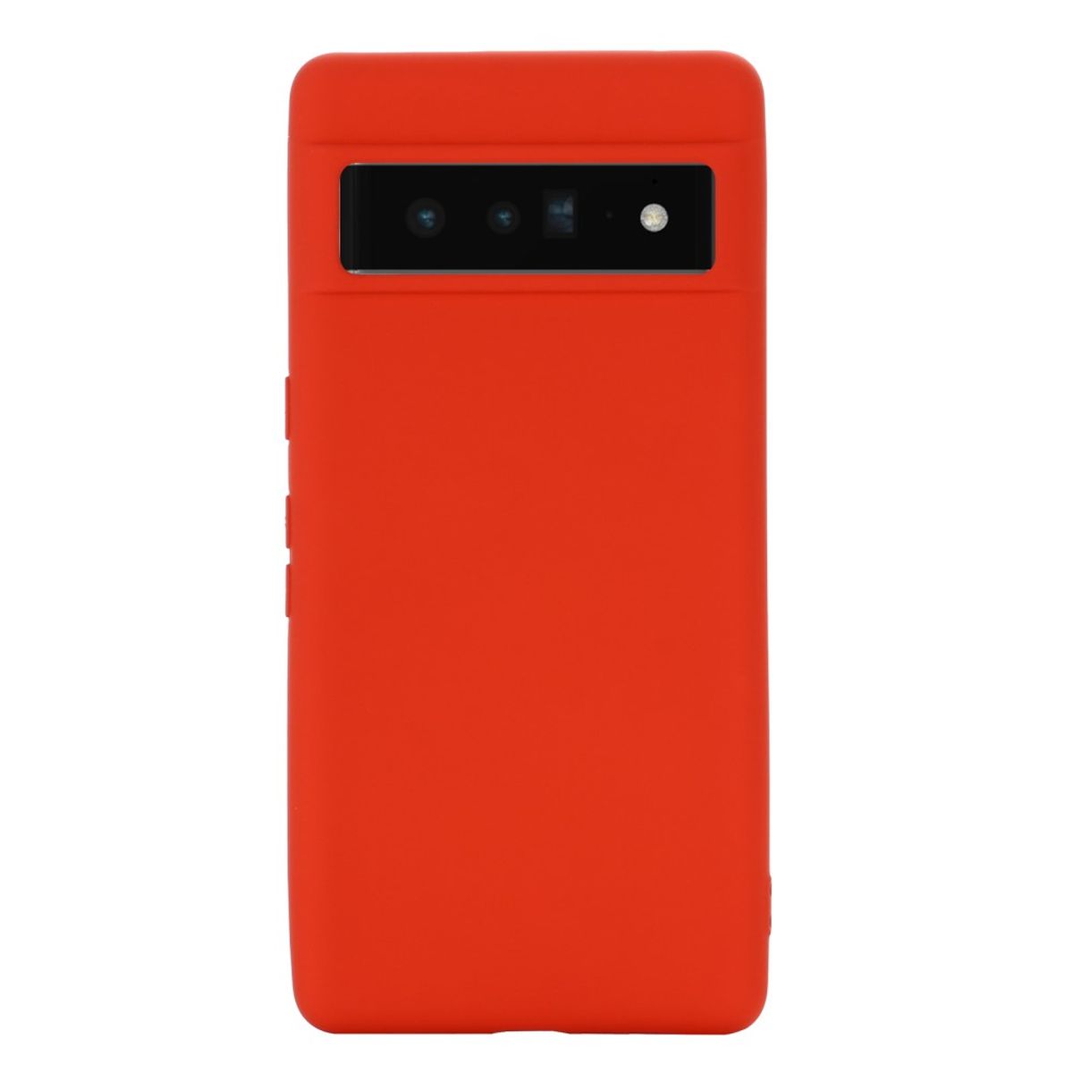 Hülle für Google Pixel 7 Handyhülle Silikon Case Cover Handy Bumper Matt Rot