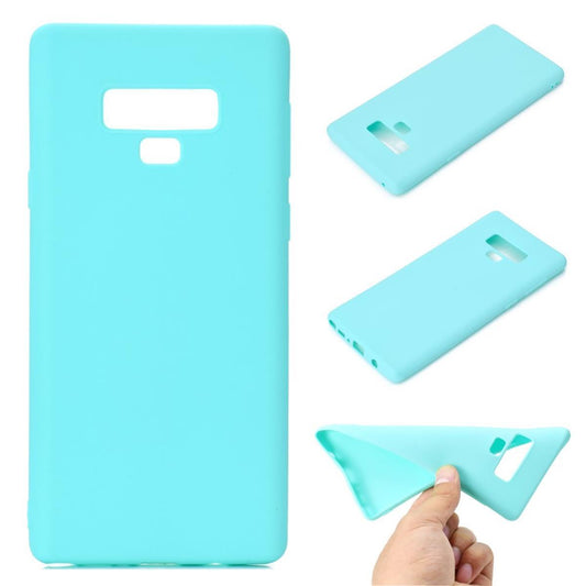 Hülle für Samsung Galaxy Note 9 Handy Case Silikon Cover Schutzhülle Matt Grün