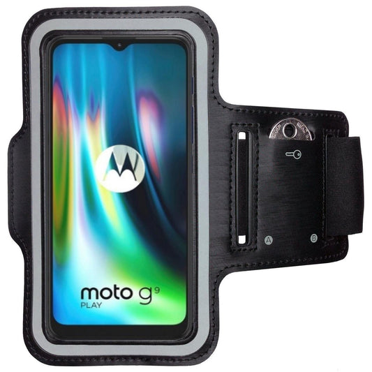 Motorola Moto G9 Play Sport Armband Handy Tasche Fitness Jogging Lauf Hülle