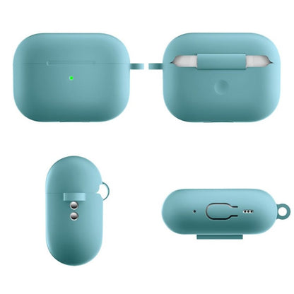 Hülle für Apple AirPods Pro 2 Silikon Case Cover Etui Bumper Schutzhülle Mint