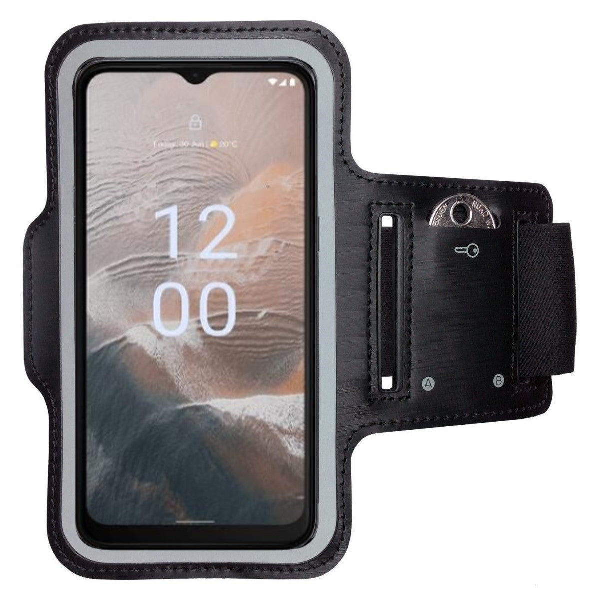 Sportarmband für Nokia C32 Sport Fitness Hülle Armband Handy Laufhülle