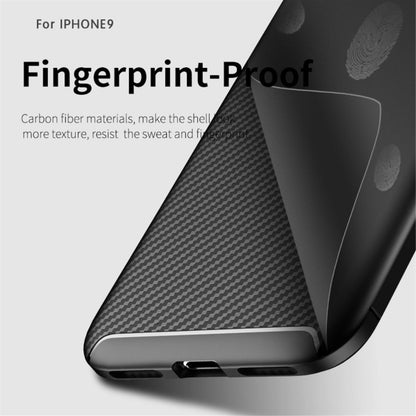 Hülle für Apple iPhone Xs Max Handyhülle Cover Silikon Case Bumper Carbonfarben