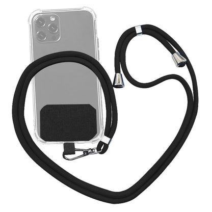 Universal Handykette - Handy Kette zum Umhängen - Smartphone Strap Schwarz