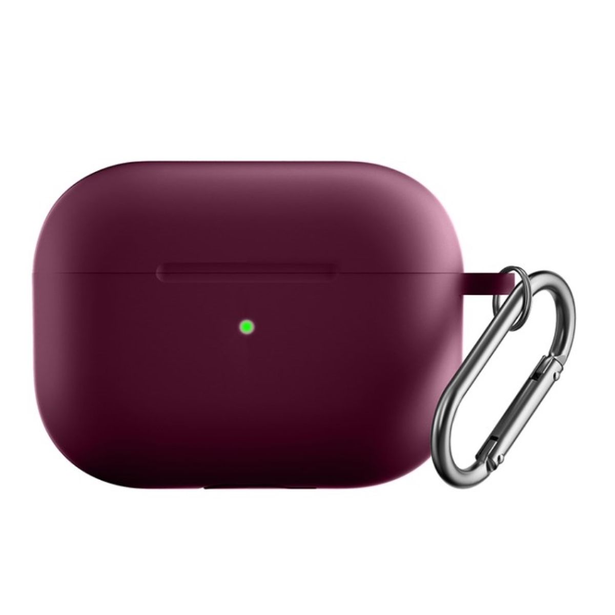 Hülle für Apple AirPods Pro 2 Silikon Case Cover Etui Bumper Schutzhülle Weinrot