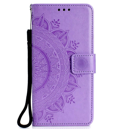 Hülle für Samsung Galaxy S10e Handyhülle Flip Case Schutzhülle Mandala Lila