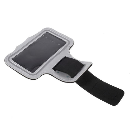 Universal Sport Armband Handy Tasche für Smartphones von 6,6" bis 6,9" Silber