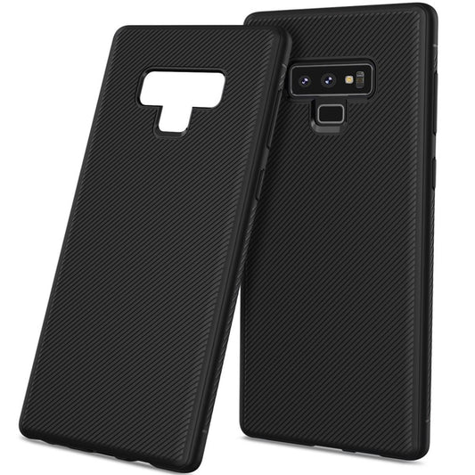 Hülle für Samsung Galaxy Note 9 Handyhülle Silikon Case Cover Carbonfarben