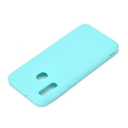 Hülle für Samsung Galaxy A20e Handyhülle Silikon Cover Schutzhülle Soft Case matt Grün