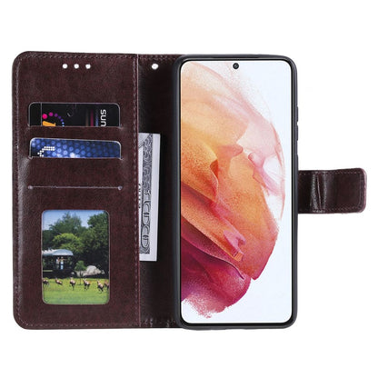 Hülle für Samsung Galaxy A73 5G Handyhülle Flip Case Cover Tasche Mandala Braun